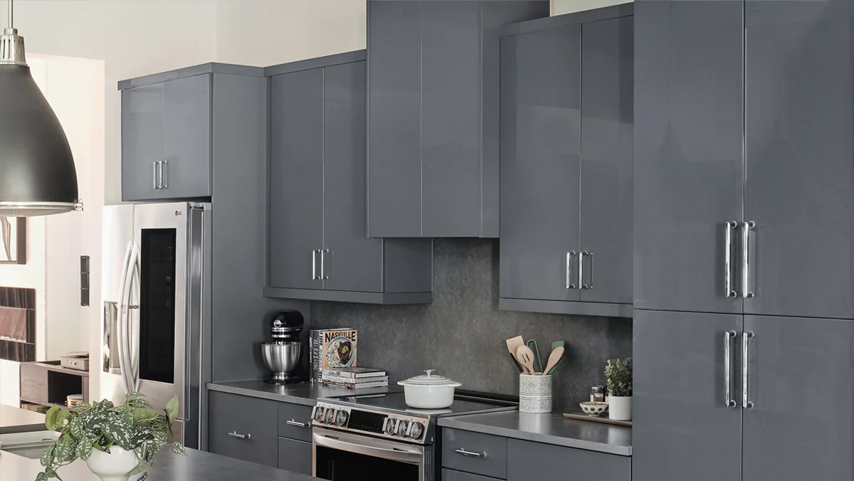 Cabinet Sample - Metro Gloss Slate - Image 3