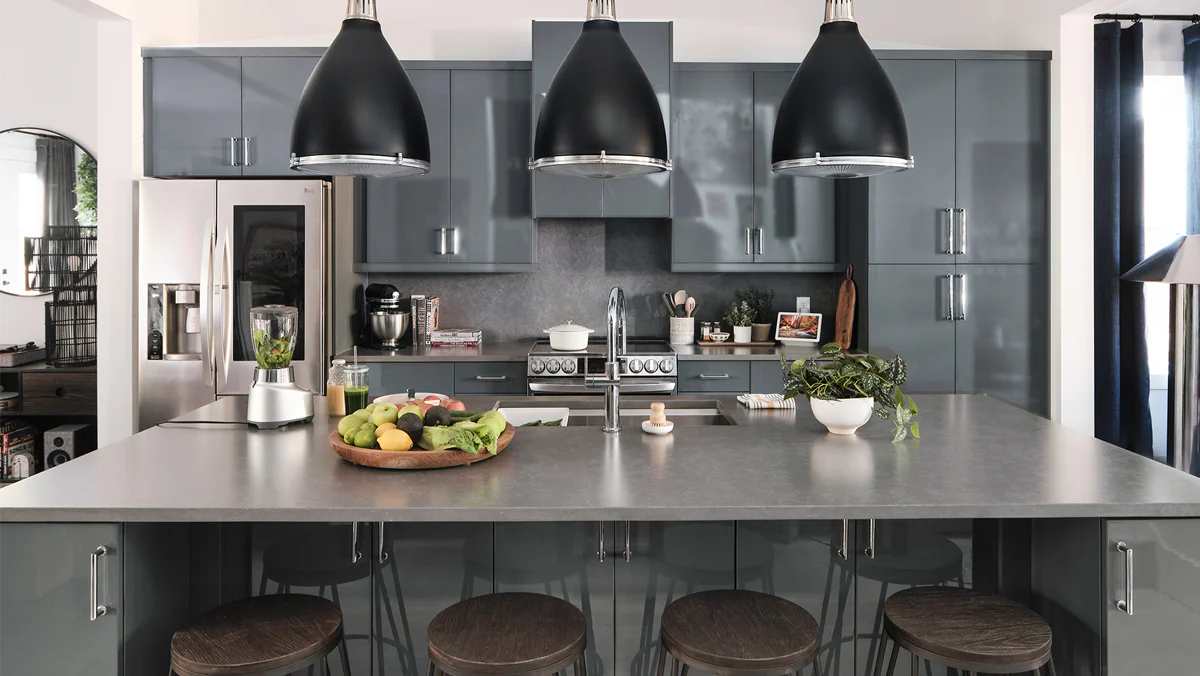 Cabinet Sample - Metro Gloss Slate - Image 4